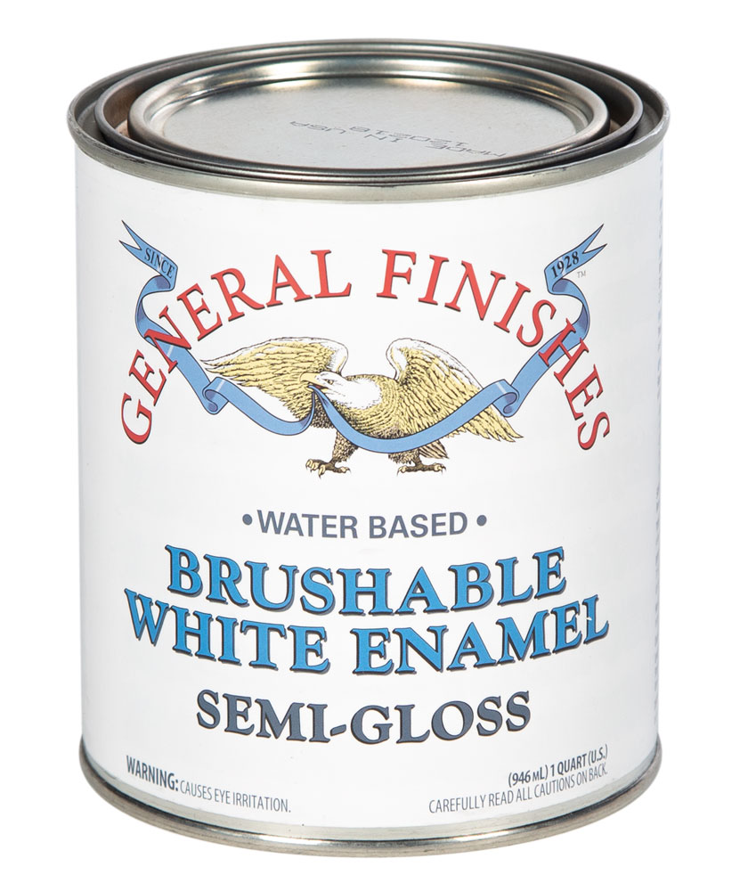 Brushable White Enamel - semi gloss